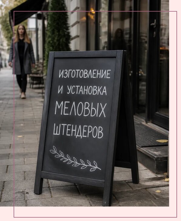 Меловые штендеры в Коломне по цене от 6590 р. | Аванза-Клм